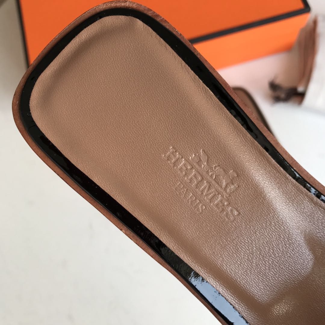 에르메스 올수공 오란 슬리퍼 샌들 페이던트 01